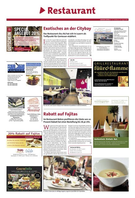 Anzeiger Luzern, Ausgabe 34, 28. August 2013