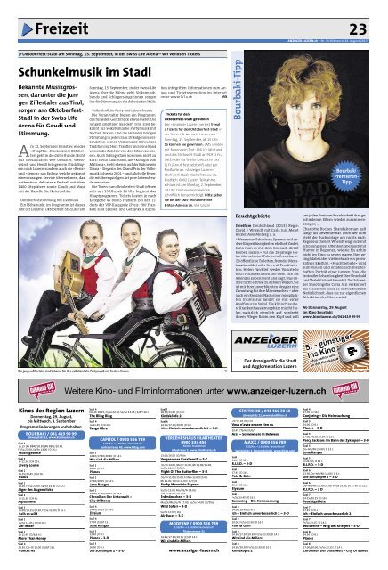 Anzeiger Luzern, Ausgabe 34, 28. August 2013