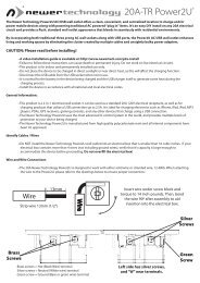 Power2U Product Installation Manual (1.9MB PDF) - Newer ...