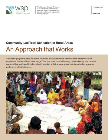 Community-Led Total Sanitation in Rural Areas - Development