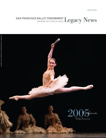Spring 2007- SF Ballet's Exceptional Orchestra - San Francisco Ballet