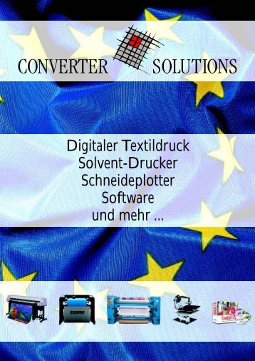 Digitaler Textildruck Solvent-Drucker ... - Converter Solutions