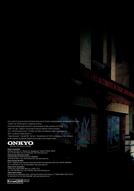 ONKYO Katalog 2004