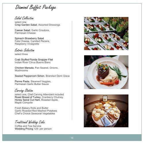 Download Our Wedding Menus & Packages - Lido Beach Resort