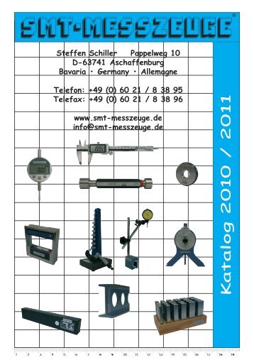 SMT-MESSZEUGE GERMANY KATALOG