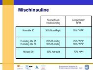 Mischinsuline beim Typ 2-Diabetes (PDF 85 KB) - SGED-SSED