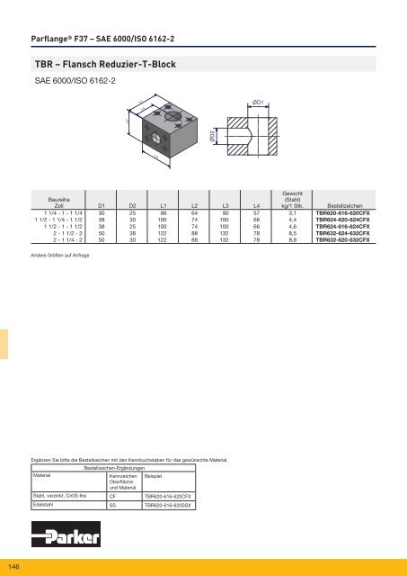 Parflange® F37für Rohr- und Rohrleitungs- verbindungen