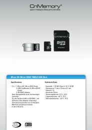 Micro SD / Micro SDHC TRIBLE USB Stick - CnMemory