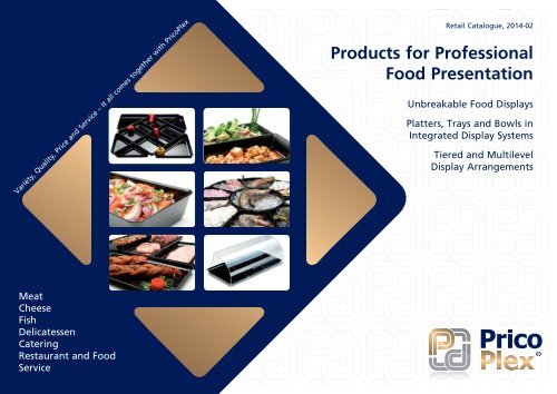 PricoPlex Catalogue 02/2014 - Products for Professional Food Presentation