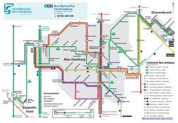 Liniennetzplan Neu-Isenburg