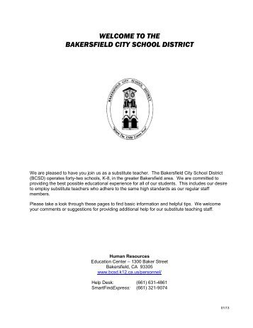 welcome to the - BCSD Static Server - Bakersfield City School District