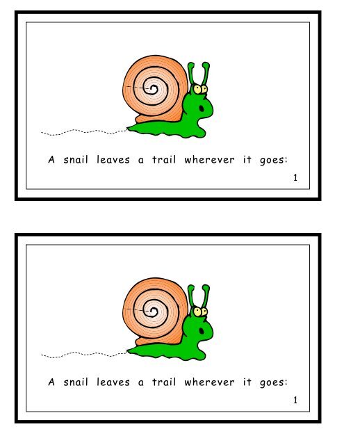 A Snail Leaves a Trail A Snail Leaves a Trail - Little Book Lane