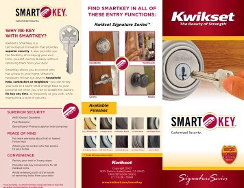 Kwikset Signature Series