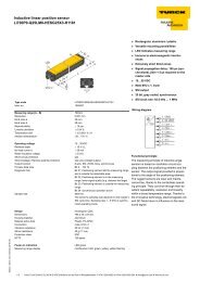 Data Sheet (English) - Hans Turck GmbH & Co. KG