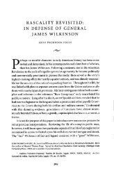 rascality revisited: in defense of general james wilkinson