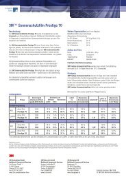 3M™ Sonnenschutzfilm Prestige 70