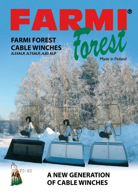 Farmi Skidding Winches brochure - Davis Forestry Ltd.