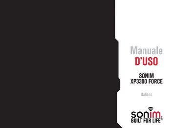 XP3300 FORCE Manuale d'uso pdf - Manto.ch