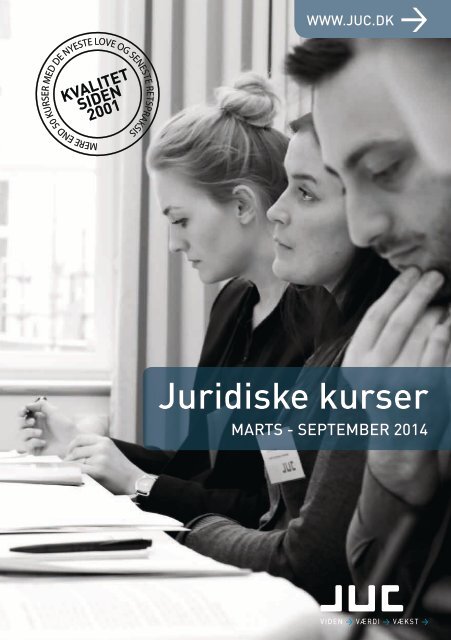 JUC Juridiske kurser marts-september 2014