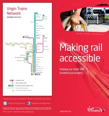 Making rail accessible - Virgin Trains