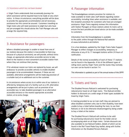 Making rail accessible - Virgin Trains