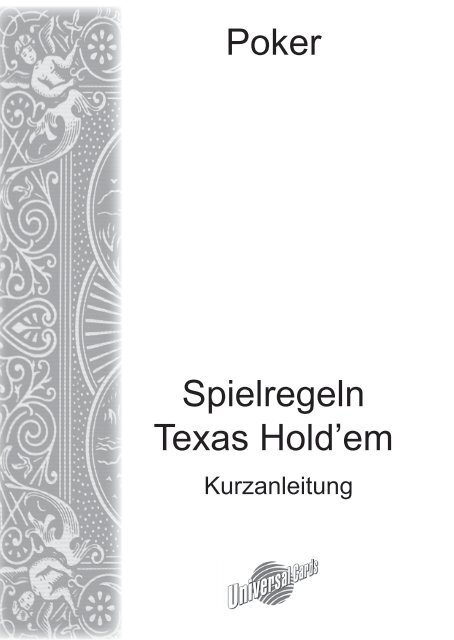 Poker Spielregeln Texas Hold'em