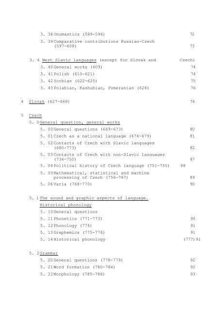 BIBLIOGRAFIE ÄESKÃ LINGVISTIKY 1989 - Ãstav pro jazyk ÄeskÃ½