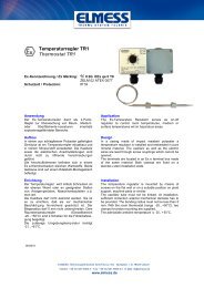 Temperaturregler QTREK TR1 - ELMESS -Thermosystemtechnik ...