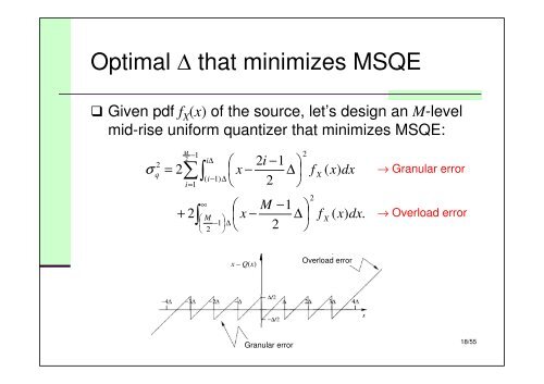 Scalar and Vector Quantization