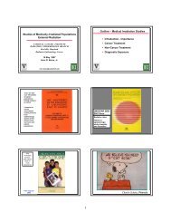 Handouts - Radiation Epidemiology Course - National Cancer Institute