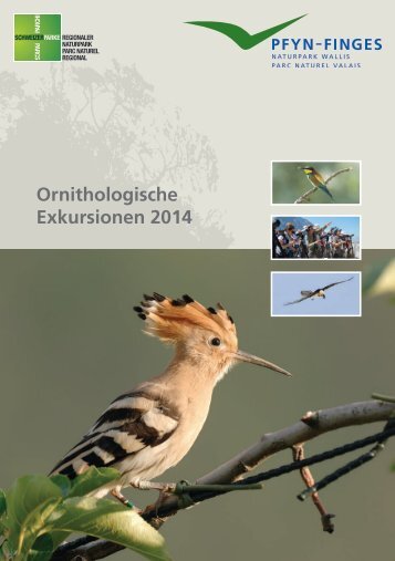 Ornithologisches Programm 2014 - Naturpark Pfyn-Finges