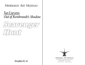 Scavenger Hunt - Milwaukee Art Museum