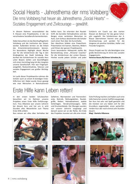 Schulzeitung - nms Voitsberg - Ausgabe 3