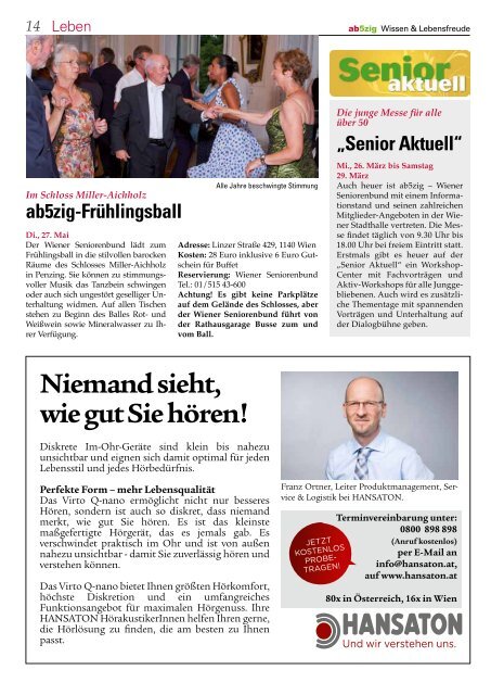 Download Ausgabe 1 2014 - Wiener Seniorenbund