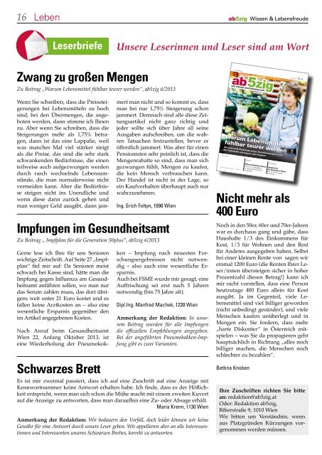 Download Ausgabe 1 2014 - Wiener Seniorenbund