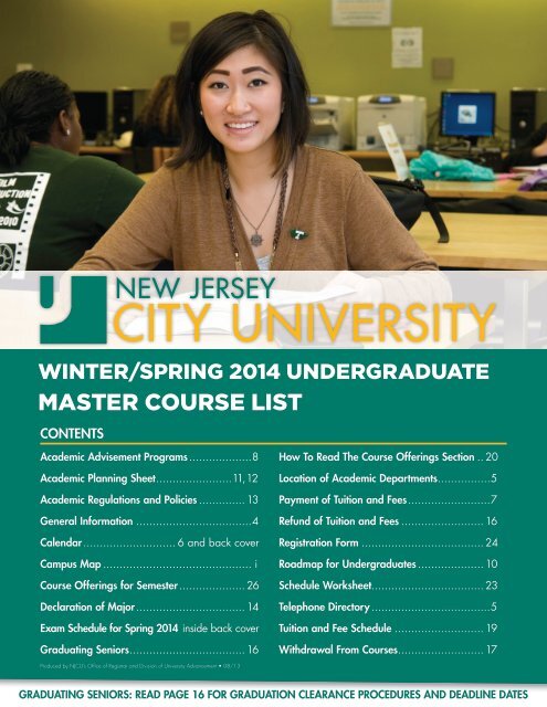 MASTER COURSE LIST - New Jersey City University