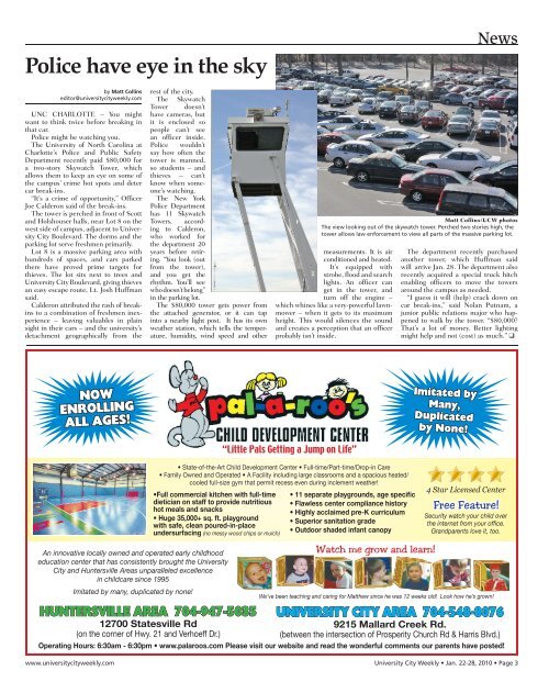 University City - Carolina Weekly Newspapers