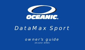 DataMax Sport Owner's Guide - 12-1868-r01.pdf - Oceanic