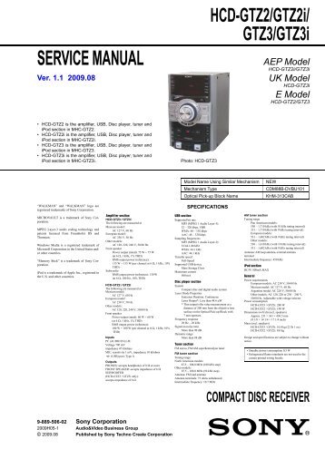 HCD-GTZ2/GTZ2i/ GTZ3/GTZ3i - diagramas.diagram...