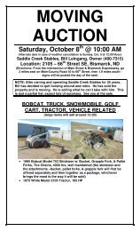 Saturday, October 8 @ 10:00 AM - North Star Auction & Appraisal