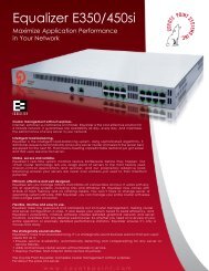 Equalizer E350/450si - IPCortex