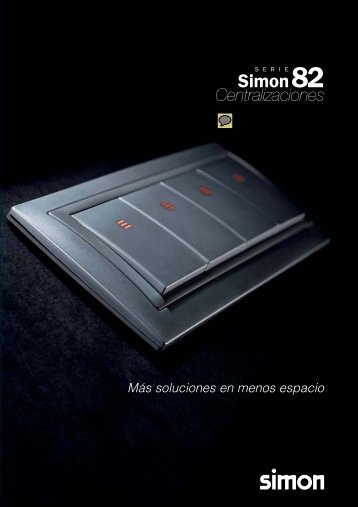 Simon 82 centralizaciones, catálogo mecanismos ... - Venespa