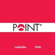 Laufräder 2008 - Point