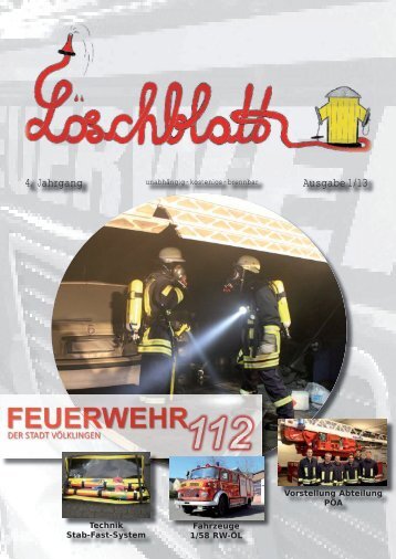 4. Jahrgang - bei der Feuerwehr Völklingen