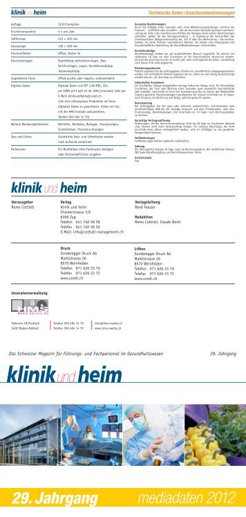 Klinik und Heim - HMS Media Service AG