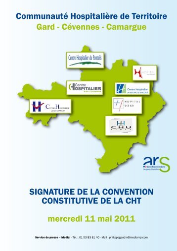 Signature de la convention constitutive de la CHT - ARS Languedoc ...