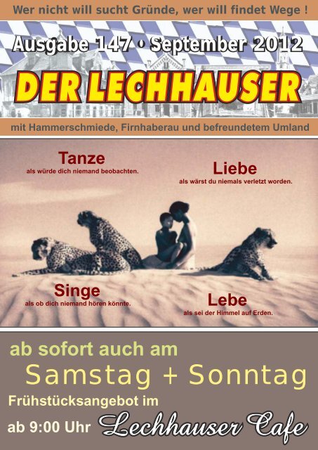 der Lechhauser - Nummer 147 - Ausgabe ... - Lechhausen - T-Online