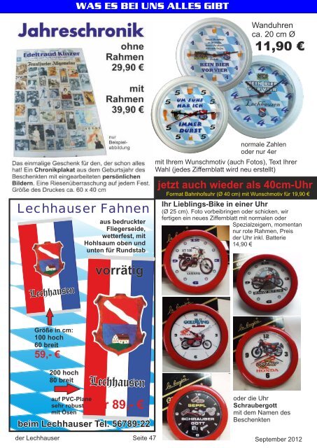 der Lechhauser - Nummer 147 - Ausgabe ... - Lechhausen - T-Online