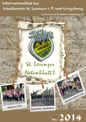 St.Lorenzer Notenblatt´l