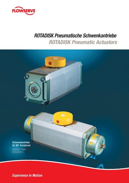 ROTADISK Pneumatische Schwenkantriebe ROTADISK Pneumatic ...